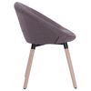 vidaXL Esszimmerst&uuml;hle 6 Stk. Taupe Stoff