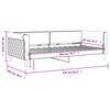 vidaXL Tagesbett Rosa 90x200 cm Samt
