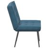 vidaXL Relaxsessel Blau 64x74x84 cm Samt