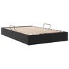 vidaXL Aufbewahrungsbett mit Matratze Schwarz 120 x 200 cm Kunstleder