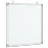 vidaXL Magnetisches Whiteboard 40x40x1,7 cm Aluminium