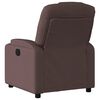 vidaXL Relaxsessel Dunkelbraun Stoff