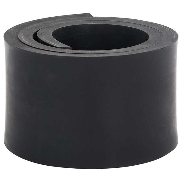 vidaXL Gummileiste f&uuml;r Schneepflug Schwarz 100x8x1 cm