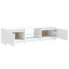 vidaXL TV-Schrank mit LED-Leuchten Wei&szlig; 140x40x36 cm