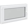 vidaXL Kellerfenster RISOR 110 x 60 cm PVC und Glas Anthrazit