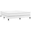 vidaXL Boxspringbettgestell Wei&szlig; 180x200 cm Kunstleder