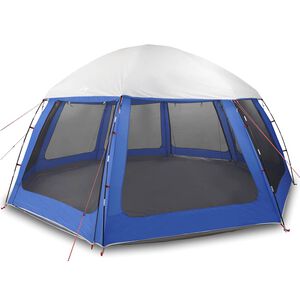 vidaXL Poolzelt mit abnehmbarem &Uuml;berzelt Netzw&auml;nden Azurblau 510x510cm