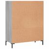 vidaXL B&uuml;cherregal Grau Sonoma 69,5x32,5x90 cm Holzwerkstoff