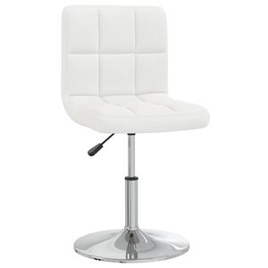 vidaXL Barhocker Wei&szlig; Kunstleder