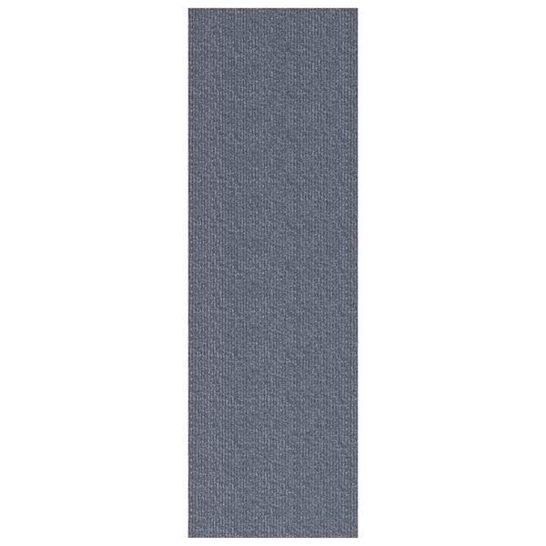 vidaXL Teppichl&auml;ufer Hellgrau 80 x 200 cm Stoff