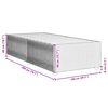 vidaXL Bettgestell ohne Matratze Dunkelgrau 100x200 cm Samt