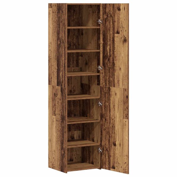 vidaXL Highboard 2 pcs Altholz 45 x 42,5 x 185 cm