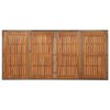 vidaXL 9-tlg. Garten-Essgruppe mit Kissen Grau Poly Rattan