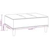 vidaXL Schlafsofa 2-Sitzer mit 2 Kissen & Hocker Rosa Samt