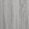 vidaXL Sitzbank mit Stauraum Grau Sonoma 82x42x46 cm Holzwerkstoff