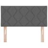 vidaXL Kopfteil Grau 100 cm Stoff