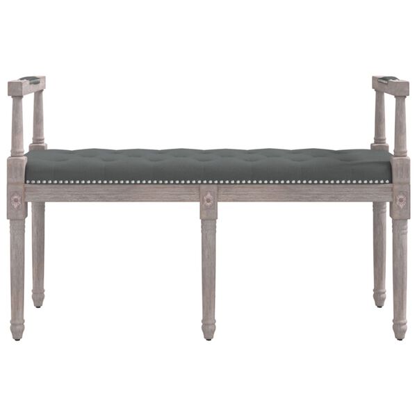 vidaXL Sitzbank Dunkelgrau 110x40x70 cm Stoff