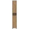 vidaXL Badezimmerschrank mit Regal Artisan-Eiche 30,5 x 30 x 195 cm