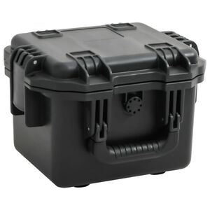 vidaXL Koffer f&uuml;r Flugreise Tragbar Schwarz 30x24,5x20 cm PP