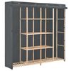 vidaXL Kleiderschrank Grau 173 x 40 x 170 cm Stoff