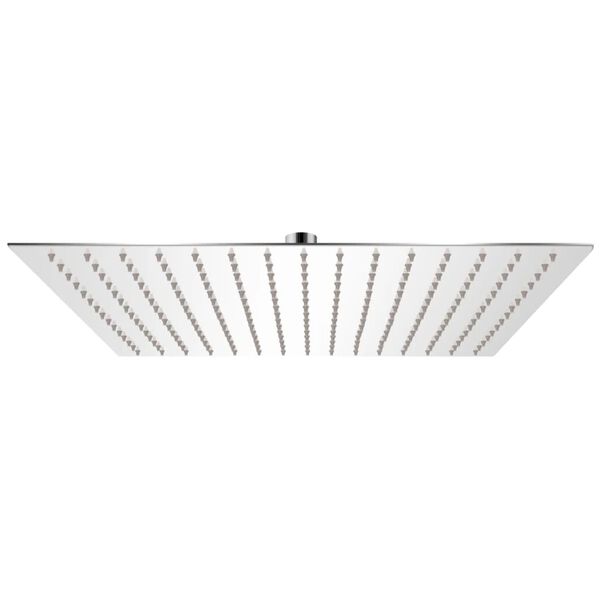 vidaXL Regenbrause Edelstahl 40x40 cm Quadratisch