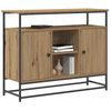 vidaXL Sideboard Artisan-Eiche 100 x 35 x 80 cm Holzwerkstoff