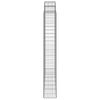 vidaXL Gabionen mit Hochbogen 4 Stk. 200x30x200/220cm Verzinktes Eisen