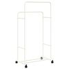 vidaXL Kleiderst&auml;nder Uni Wei&szlig; 80 x 53 x 156 cm