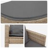 vidaXL Garten-Sofa mit Kissen 8 pcs Beige und Hellgrau Poly-Rattan