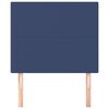 vidaXL Kopfteil Blau 80x5x118/128 cm Stoff