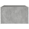 vidaXL Couchtisch mit Infinity-LED Betongrau 50x50x30 cm