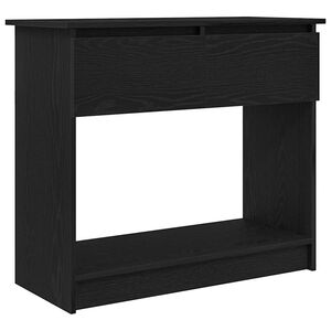 vidaXL Konsolentisch mit Schubladen Schwarz 85,5x38,5x74,5 cm