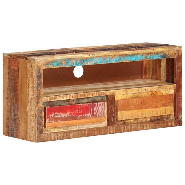 vidaXL TV-Schr&auml;nke 2 Stk. 88x30x40 cm Altholz Massiv