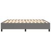 vidaXL Boxspringbettgestell Dunkelgrau 200x200 cm Stoff