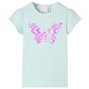 Kinder-T-Shirt mit Fl&uuml;gel&auml;rmeln Helles Minzgr&uuml;n 140