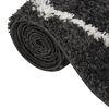 vidaXL Teppich Shaggy Hochflor Creme und Anthrazit 200x290 cm