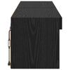 vidaXL Fernsehtische 2 pcs Schwarz Eichen-Optik 60 x 30 x 30 cm