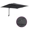 vidaXL Garten-Sonnenschirm Anthrazit 248,5 x 247,5 x 160 cm