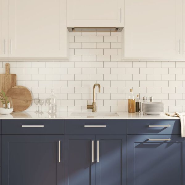 vidaXL M&ouml;belgriffe 20 Stk. Silbern 224 mm Edelstahl