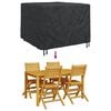 vidaXL M&ouml;belbezug Uni Schwarz 135 x 135 x 90 cm Stoff