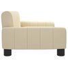 vidaXL Kindersofa Creme 70x45x30 cm Stoff