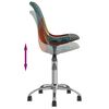 vidaXL Esszimmerst&uuml;hle 2 Stk. Drehbar Patchwork Stoff