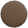 vidaXL Sitzkissen 2 pcs Braun &Oslash;40 x 13 cm Stoff