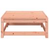 vidaXL Gartensofa ohne Armlehnen mit Hocker Massivholz Douglasie