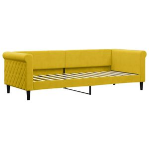 vidaXL Tagesbett Gelb 80x200 cm Samt