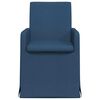 vidaXL Esszimmerst&uuml;hle 2 pcs Blau 57 x 67 x 95 cm Stoff