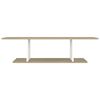 vidaXL TV-Wandschrank Wei&szlig; Sonoma-Eiche 103x30x26,5 cm