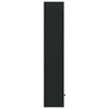 vidaXL B&uuml;cherregal Schwarz Eichen-Optik 31x24x127 cm Holzwerkstoff