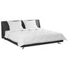 vidaXL Bettdecke mit Kissen 3 pcs Wei&szlig; Mikrofaser