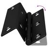 vidaXL Scharnier 12 pcs Schwarz 38 x 17 x 60 mm Eisen